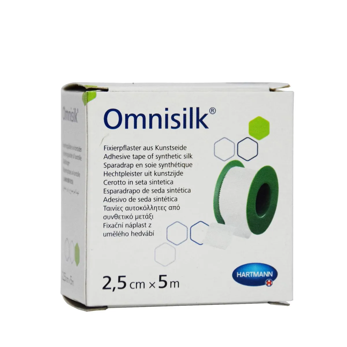OMNISILK RULLPLAASTER 2,5CMX5M (SIIDIST) - Product Image