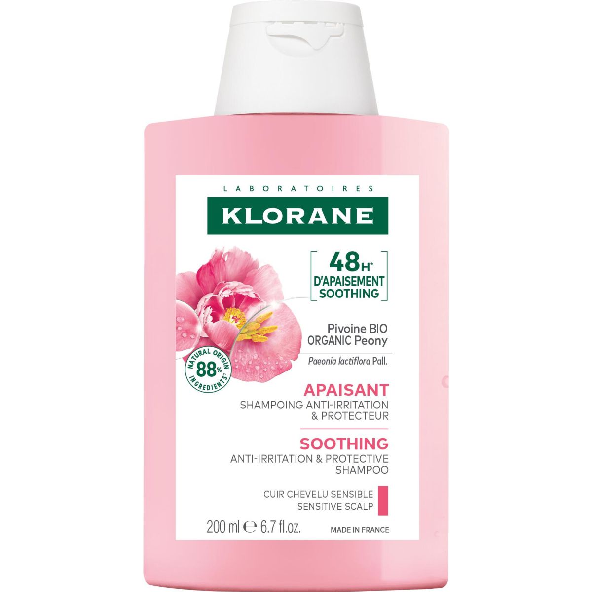 KLORANE SHAMPOON POJENGI RAHUSTAV 200ML - Product Image