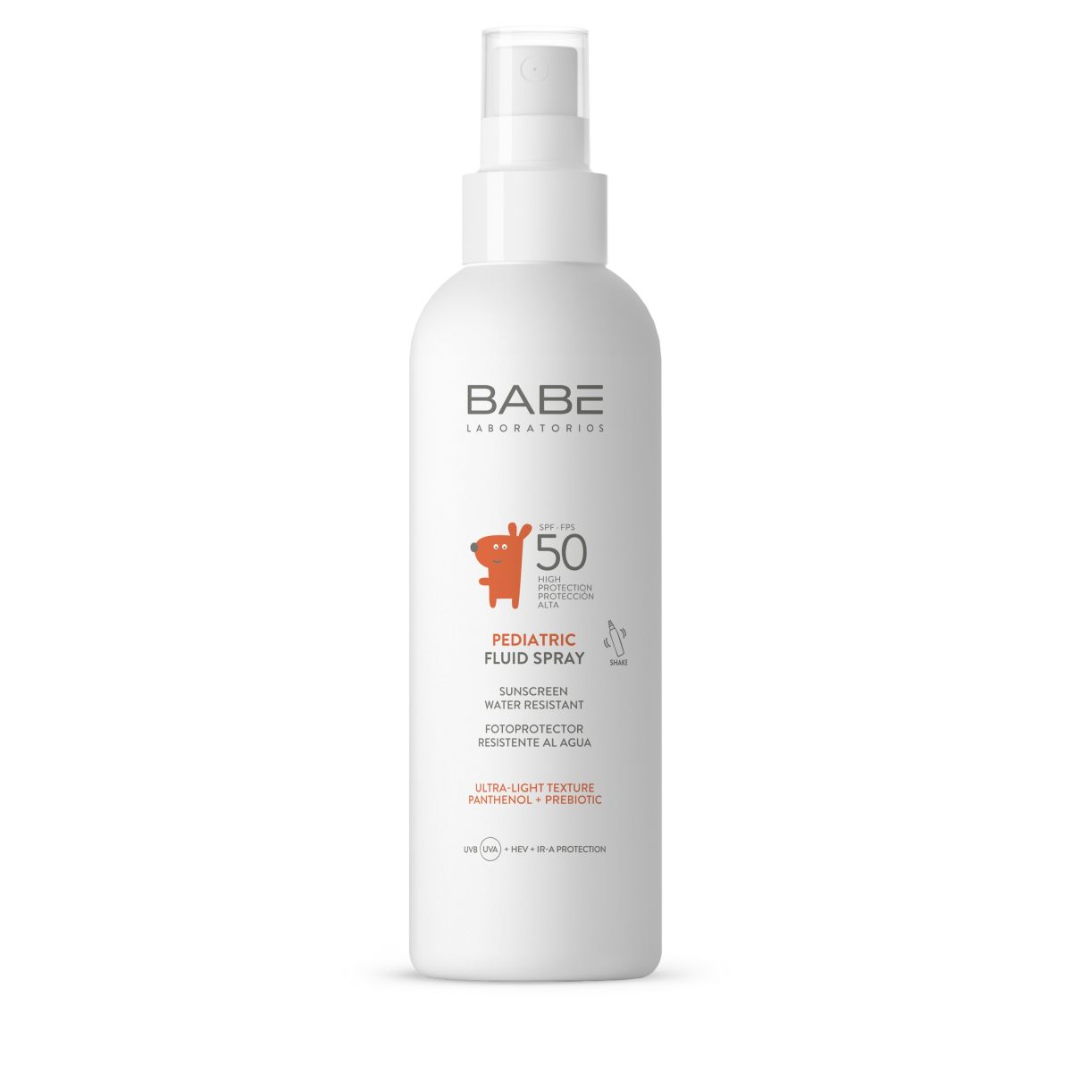 BABE PEDIATRIC PÄIKESEKAITSE FLUID SPREI SPF50 200ML - Product Image