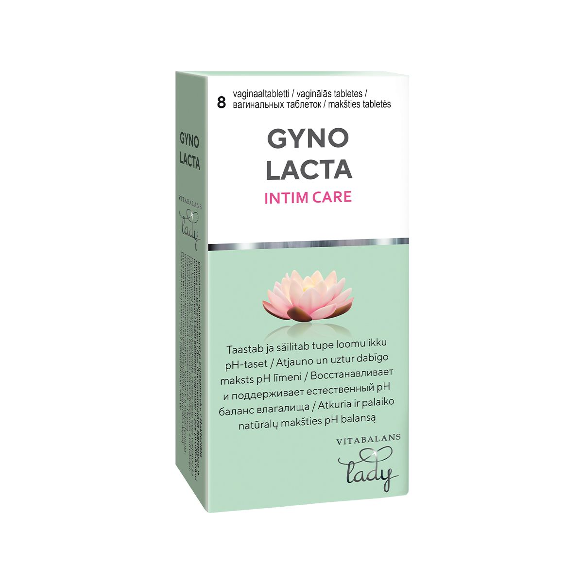 GYNOLACTA VAGINAALTABLETT 50MG N8 - Product Image