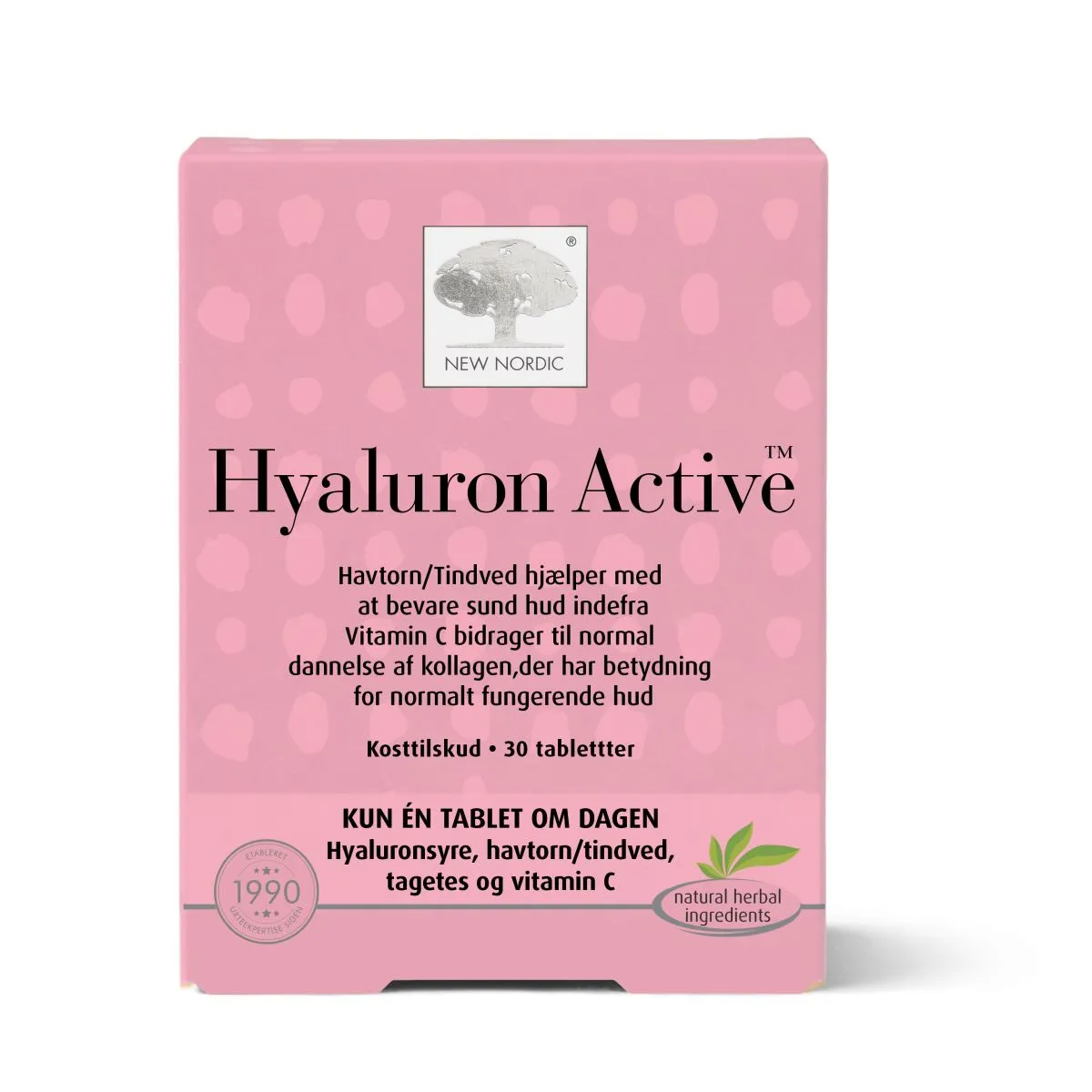 NEW NORDIC SKIN CARE HYALURON ACTIV TBL N30 - Product Image