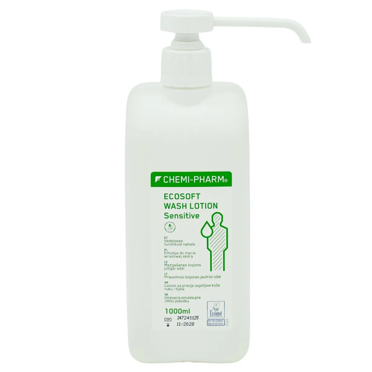 CHEMIPHARM ECOSOFT WASH LOTION SENSITIVE 1L - Product Image