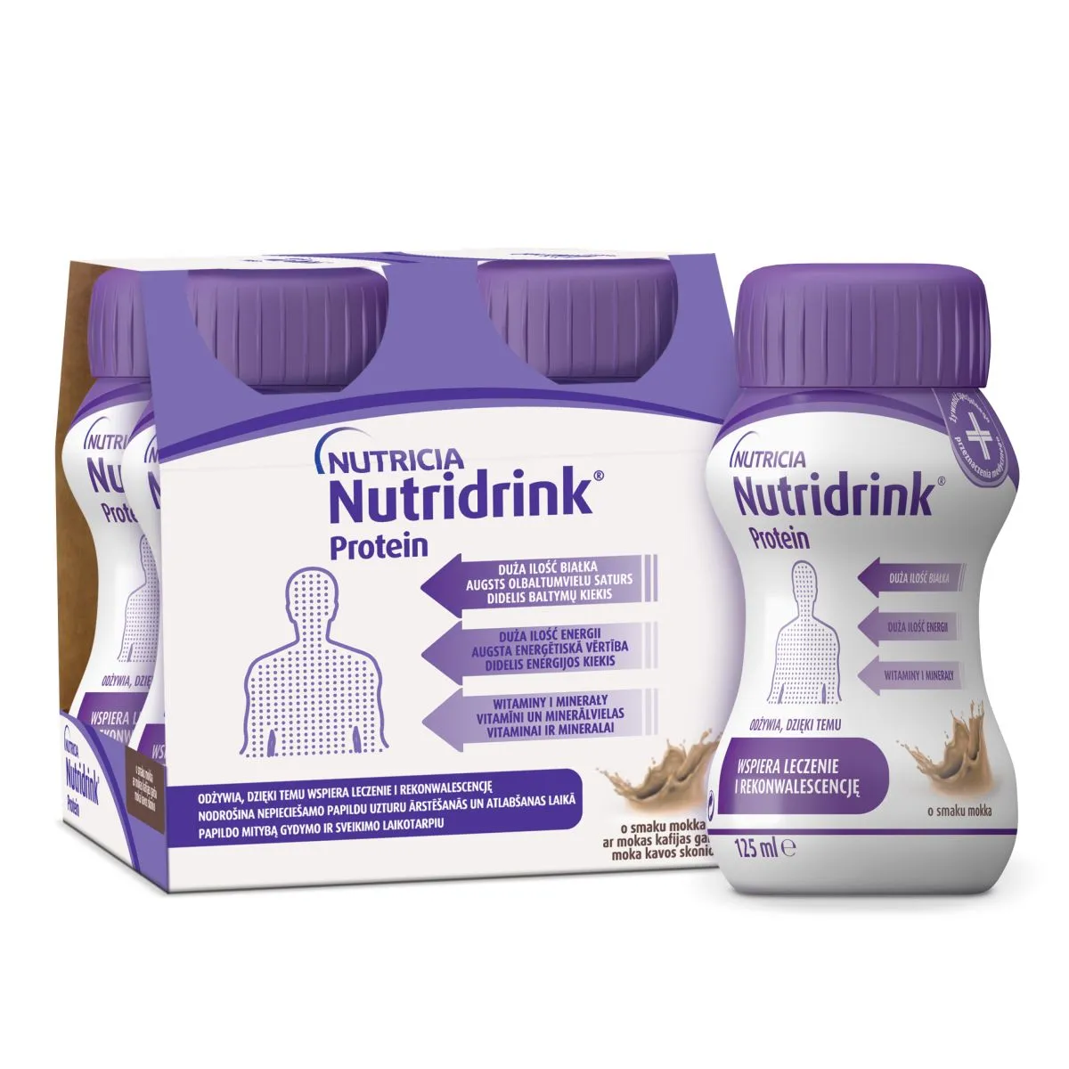 NUTRIDRINK PROTEIN MOKA-KOHVIMAITSELINE 125ML N4 - Product Image
