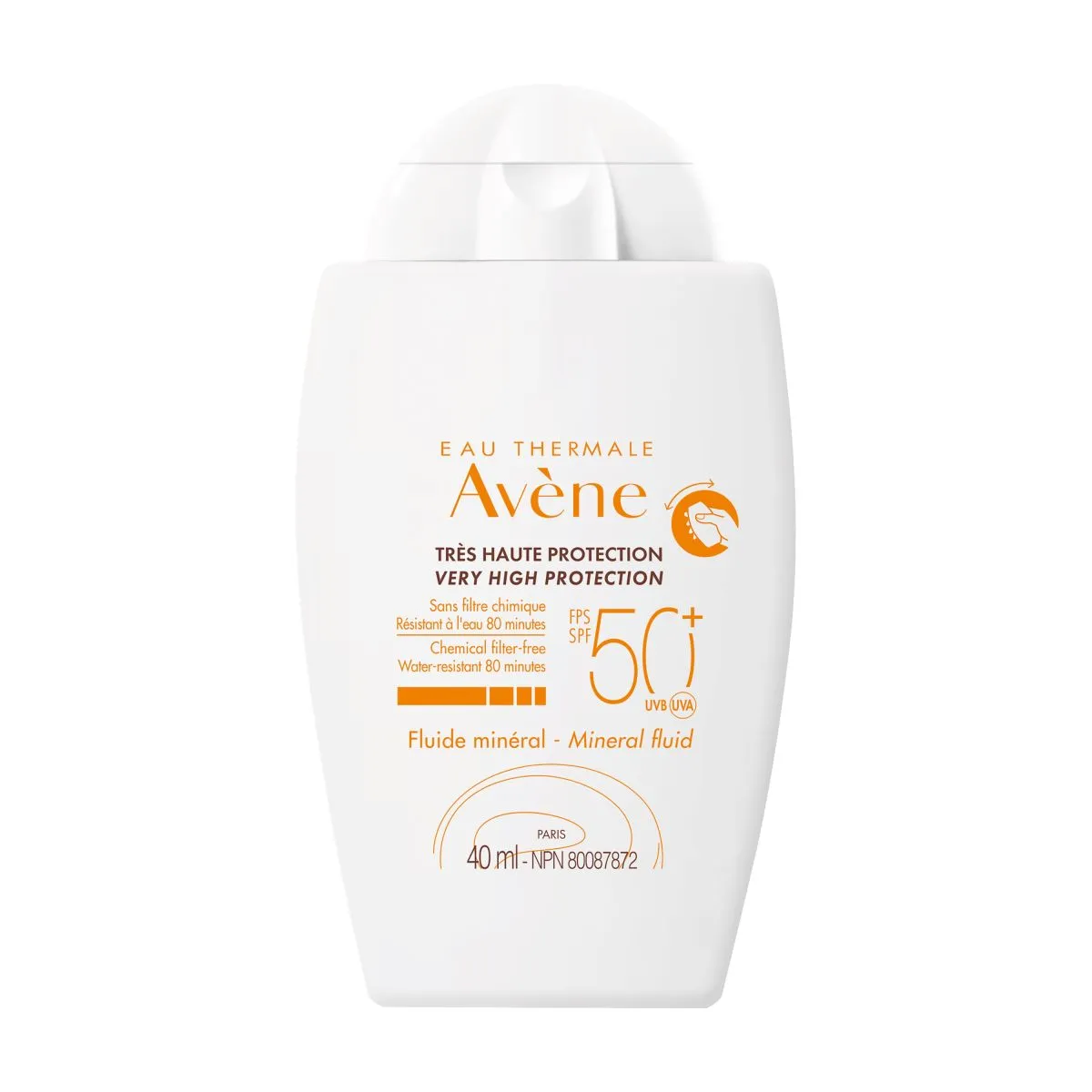 AVENE SUN MINERAALNE PÄIKESEKAITSE SPF50+ 40ML - Product Image