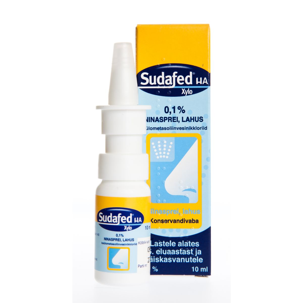 SUDAFED HA XYLO NINASPREI 1MG/ML 10ML - Product Image