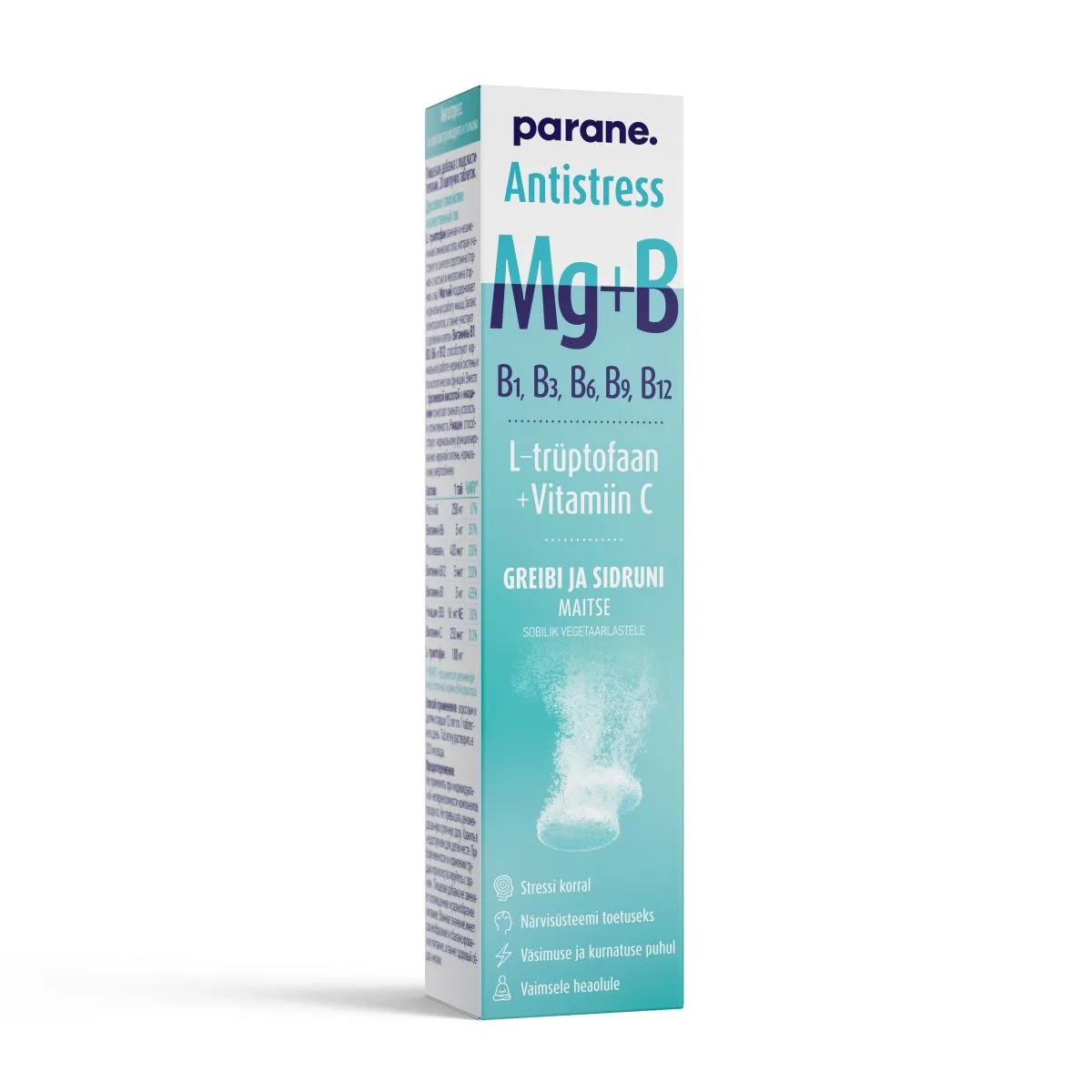 PARANE ANTISTRESS MG + B KOMPLEKS KIHISEVAD TBL N20 - Product Image