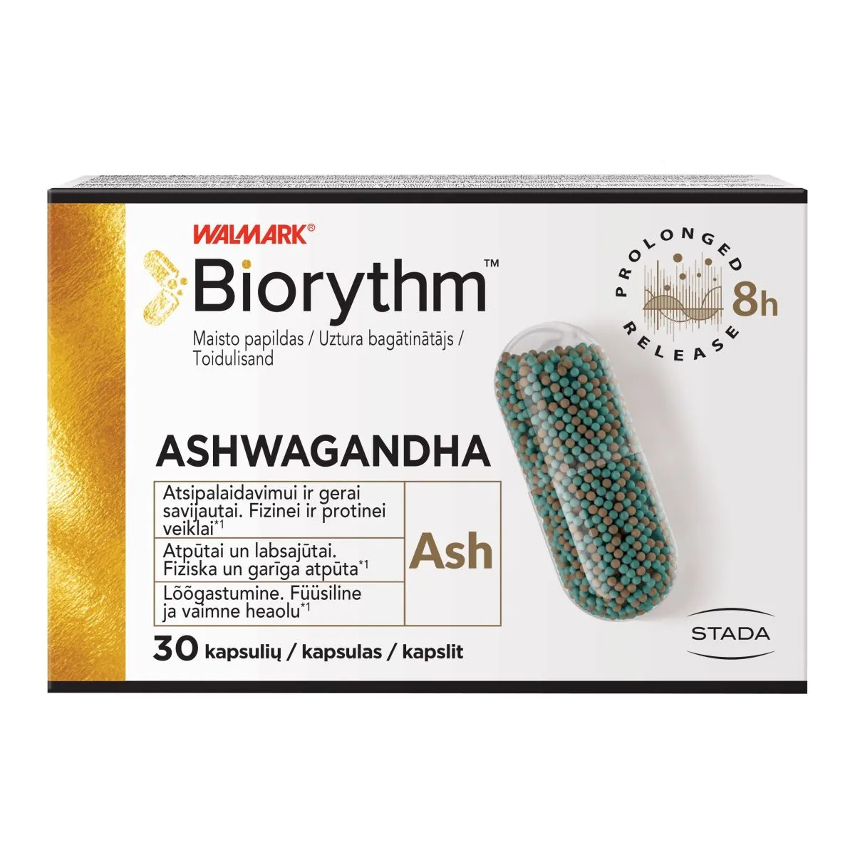 WALMARK BIORYTHM ASHWAGANDHA KAPSLID N30 - Product Image
