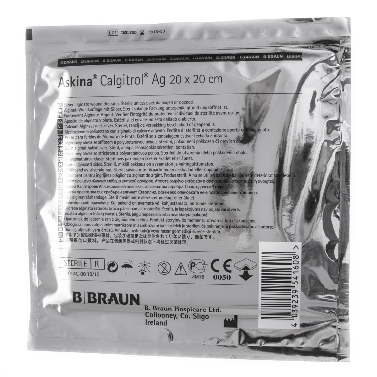 ASKINA CALGITROL Ag HAAVASIDE 20CMX20CM - Product Image