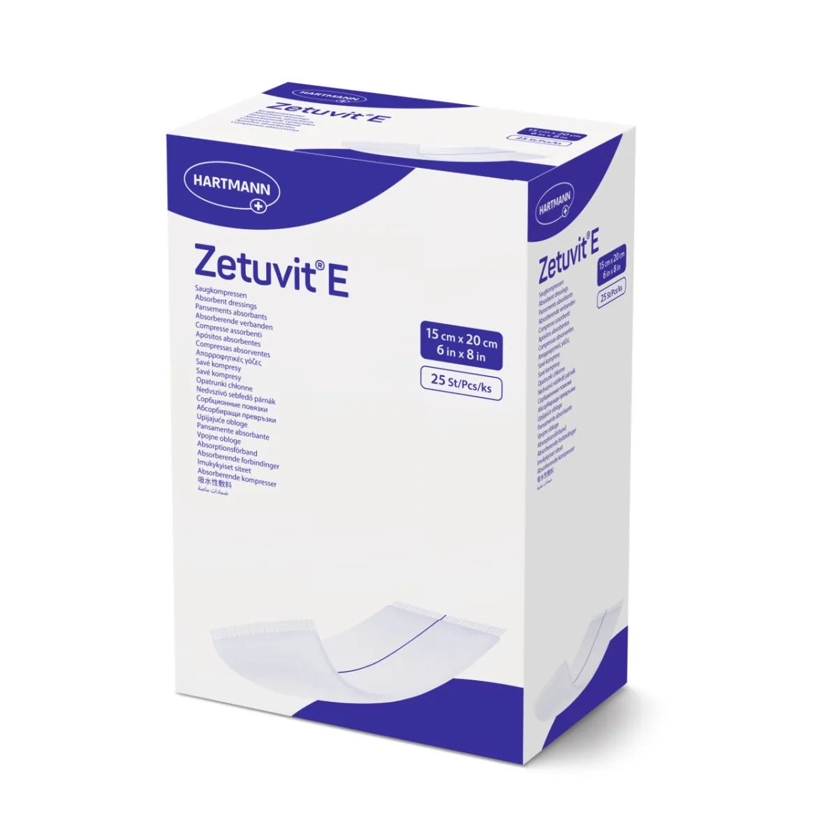 ZETUVIT E STERIILNE 15X20CM N25 - Product Image