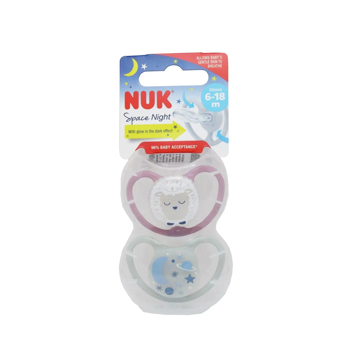 NUK UNELUTT SPACE SILIK. 6-18 KUUD N2 - Product Image