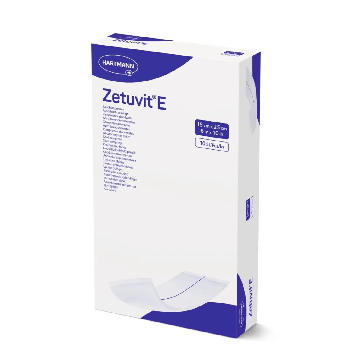 ZETUVIT E STERIILNE 15X25CM N10 - Product Image