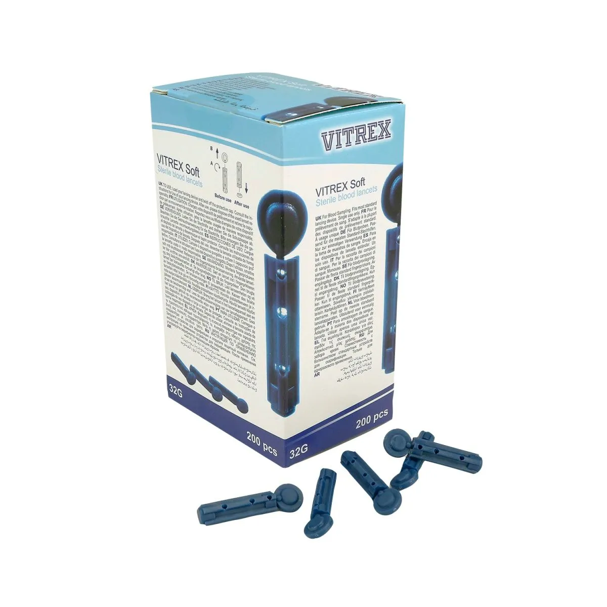 VITREX SOFT 32G LANTSETID STERIILSED N200 - Product Image