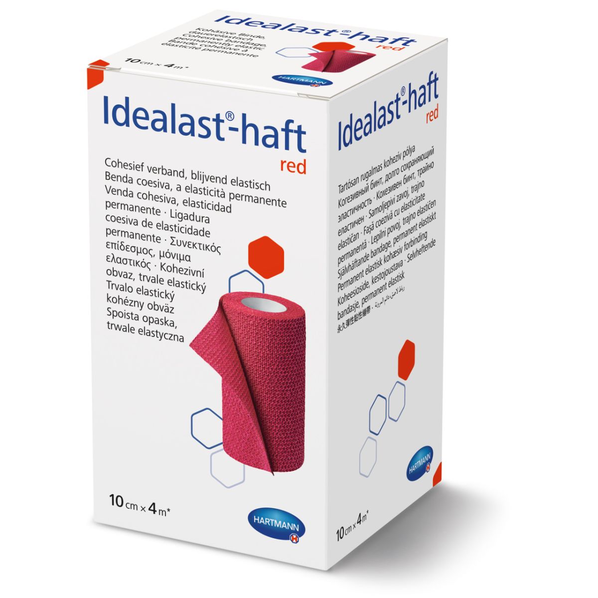 ELASTIKSIDE IDEALAST- HAFT RED (PUNANE) 10CMX4M - Product Image