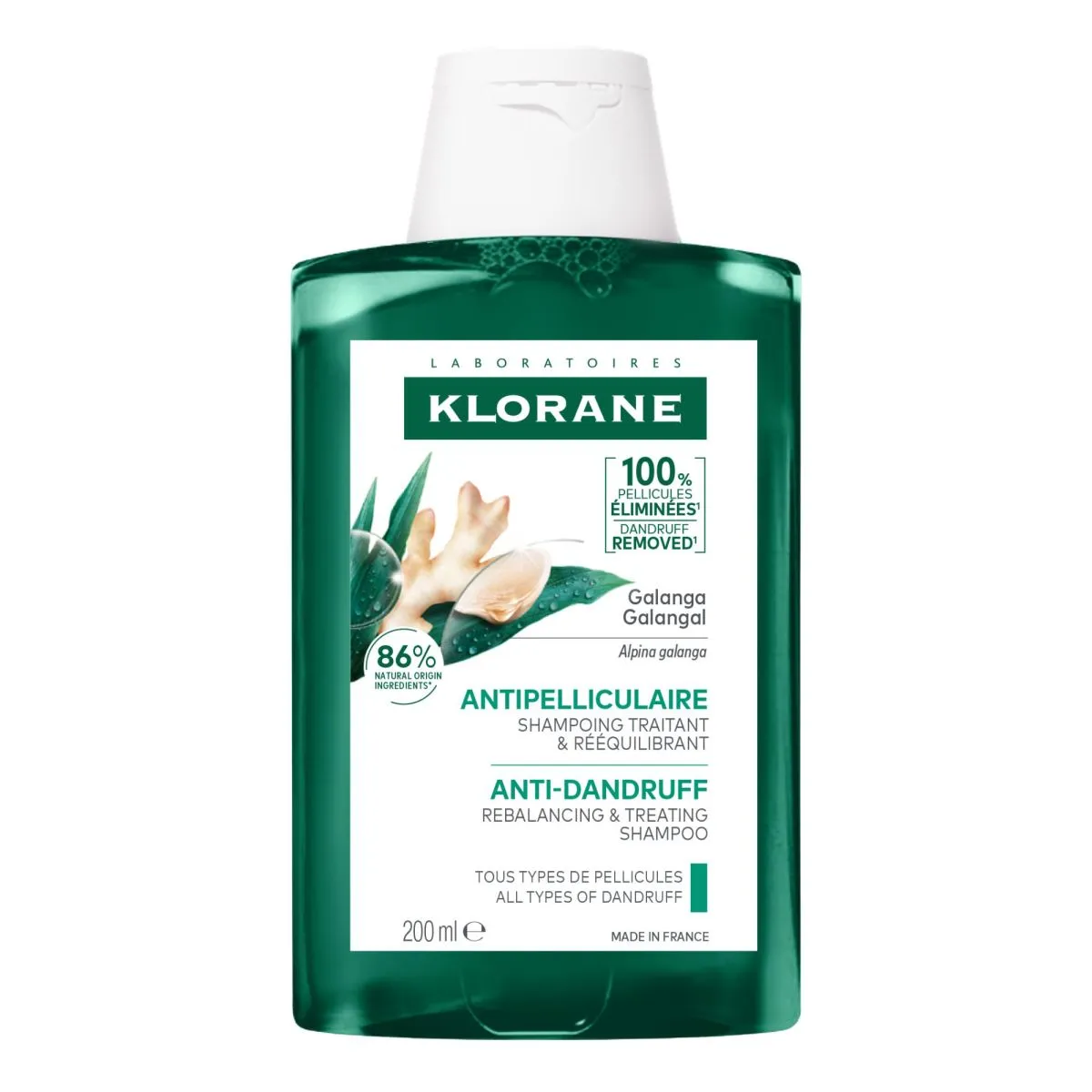 KLORANE SHAMPOON GALANGA KÕÕMAVASTANE 200ML - Product Image