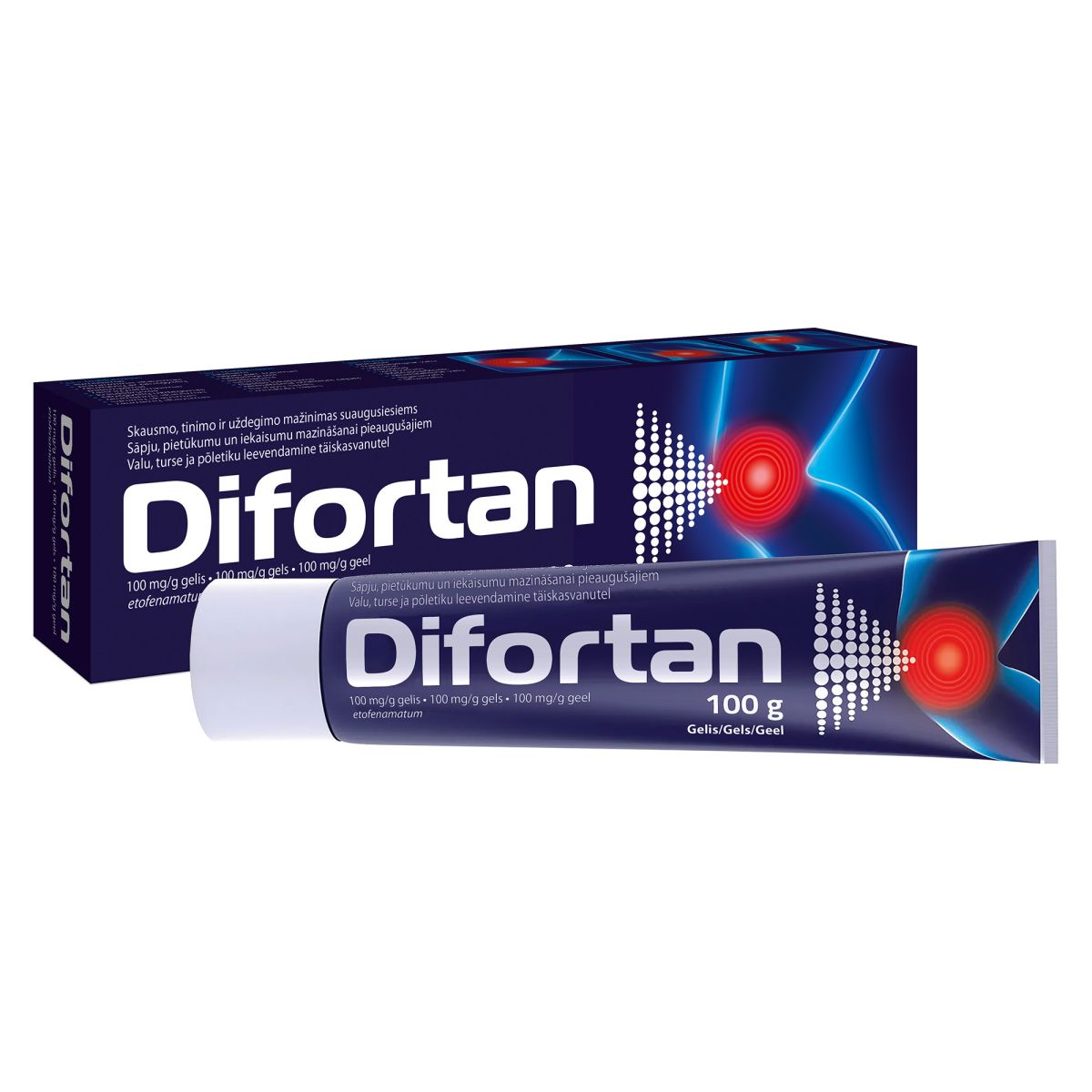 DIFORTAN GEEL 100MG/G 100G N1 - Product Image