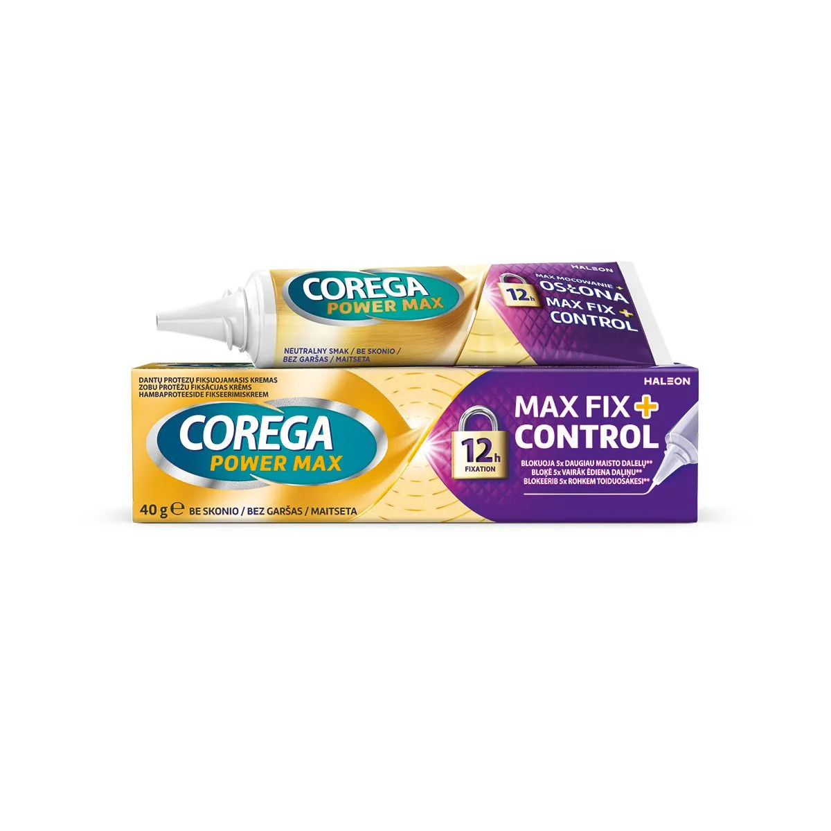COREGA PROTEESIDE KINNITUSLIIM MAX CONTROL 40G - Product Image