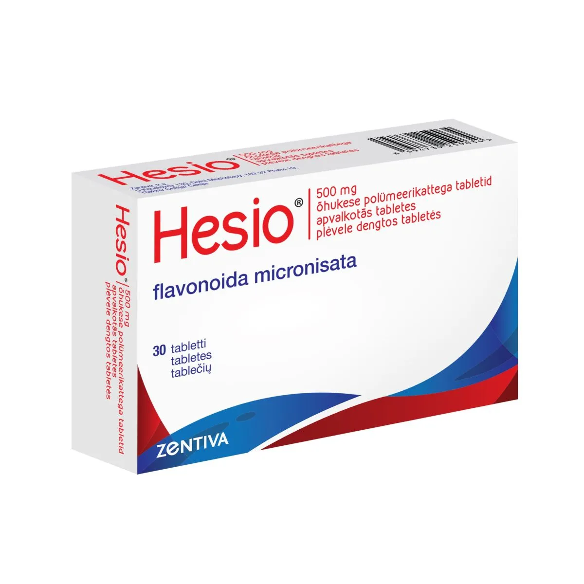HESIO KATTEGA TBL 450MG+50MG N30 - Product Image