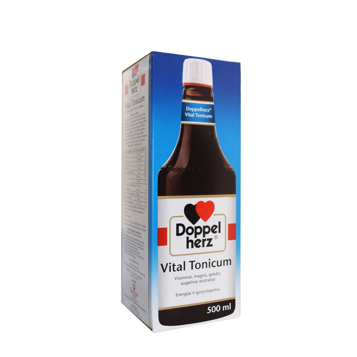 DOPPELHERZ VITAL TONIKUM 500ML (ALKOHOLIVABA) - Product Image