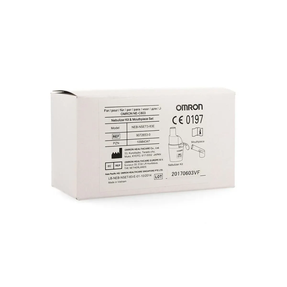 INHALAATORI OMRON NE-C803 VARUOSADE KOMPLEKT - Product Image