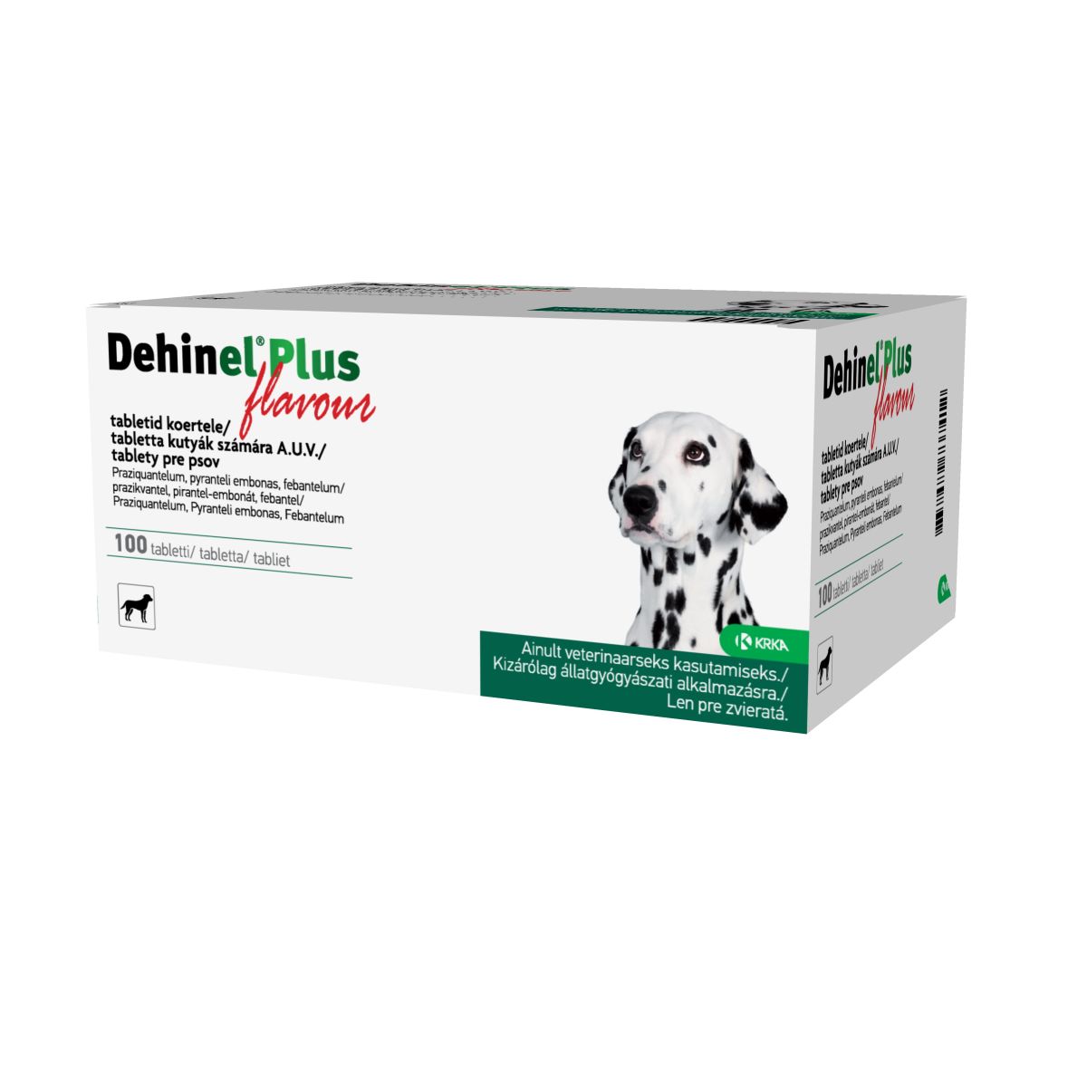 DEHINEL PLUS FLAVOUR TABL 50MG+150MG+144MG N100 - Product Image 1