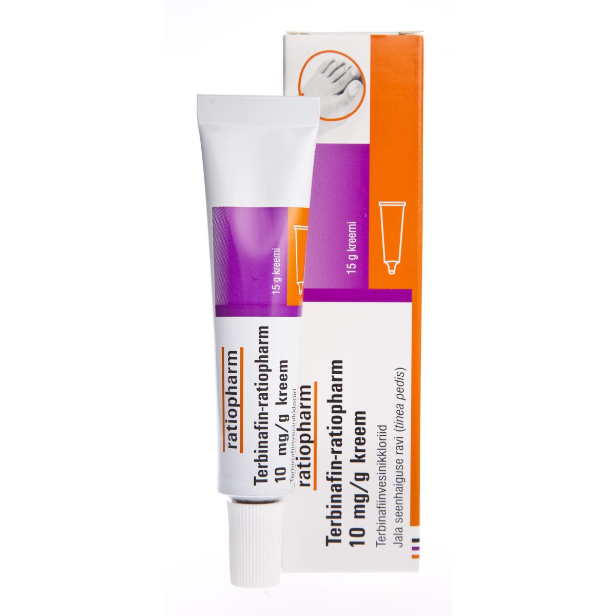 TERBINAFIN-RATIOPHARM KREEM 10MG/G 15G - Product Image
