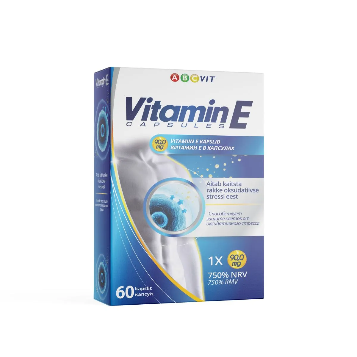 VITAMIIN E CAPS ABC VIT N60 - Product Image