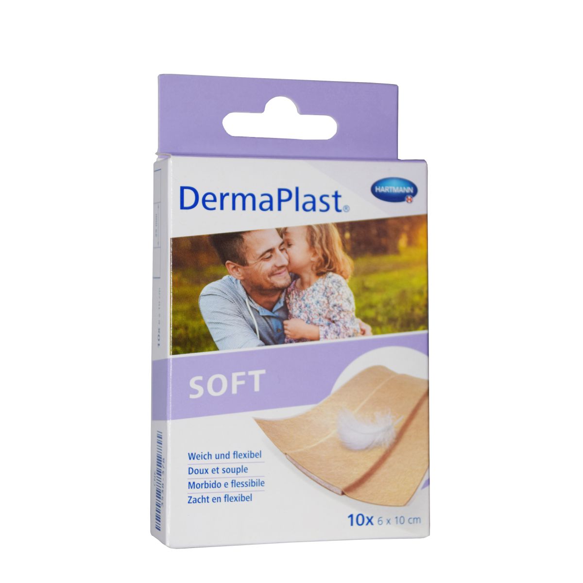 DERMAPLAST PLAASTRID SOFT 6X10CM N10 - Product Image