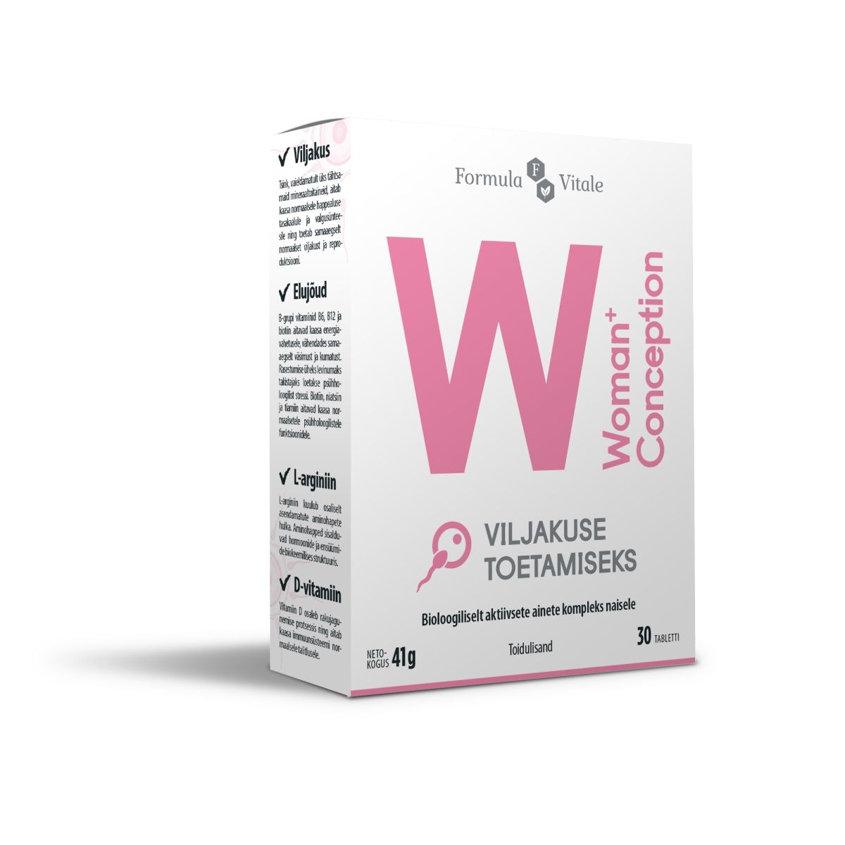 FORMULA VITALE WOMAN+ CONCEPTION TBL N30 - Product Image