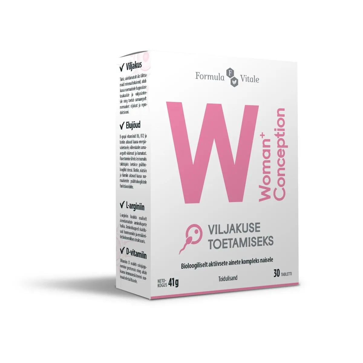 FORMULA VITALE WOMAN+ CONCEPTION TBL N30 - Product Image