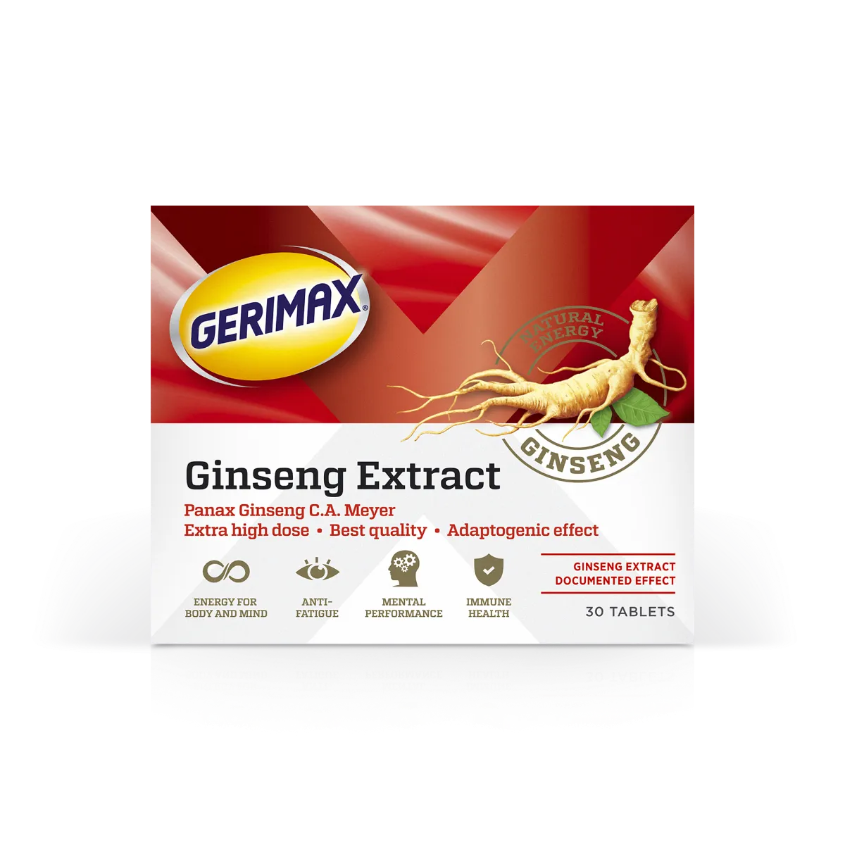 GERIMAX GINSENG EXTRACT TBL 200MG N30 - Product Image