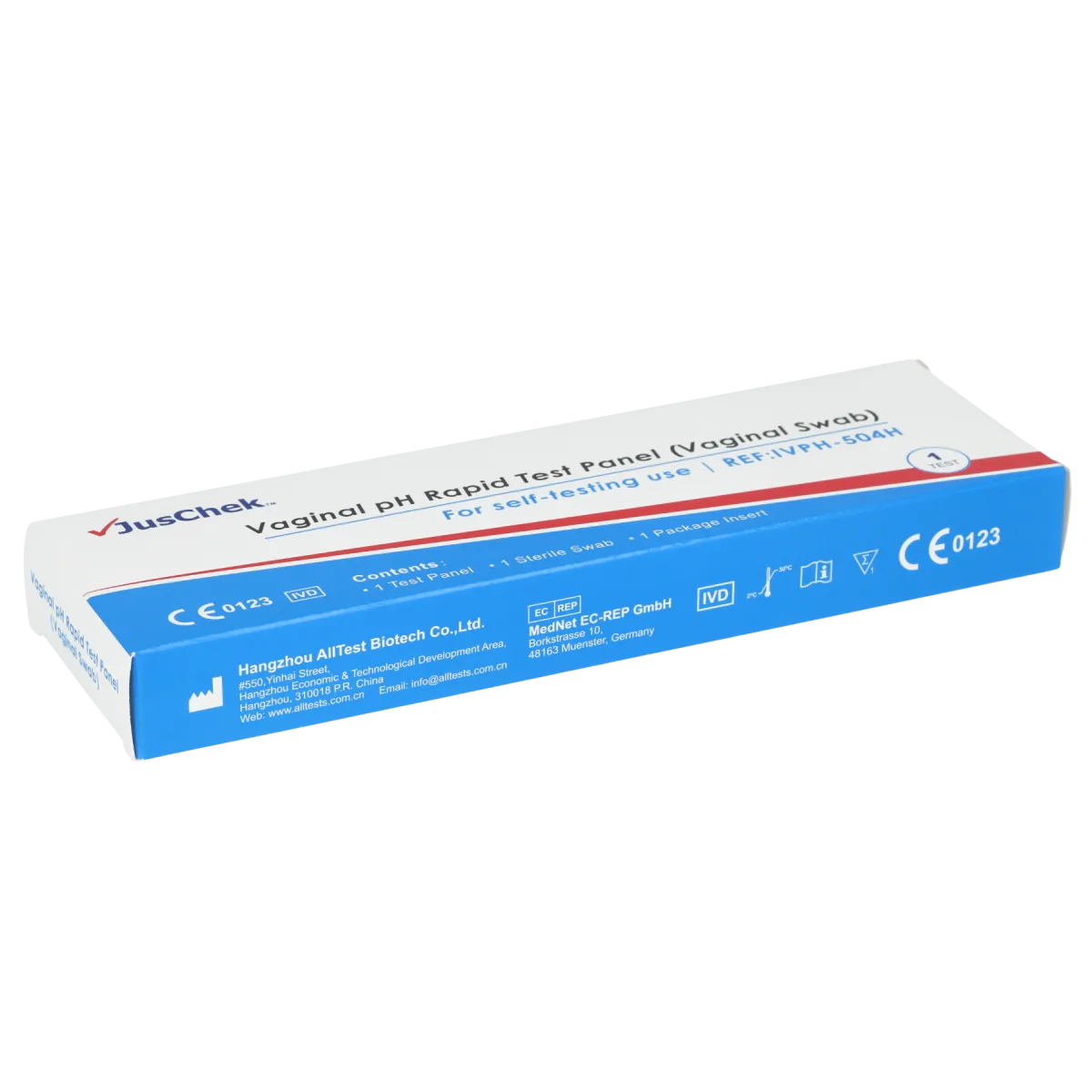 JUSCHEK KIIRTEST TUPE PH MÄÄRAMISEKS N1 - Product Image