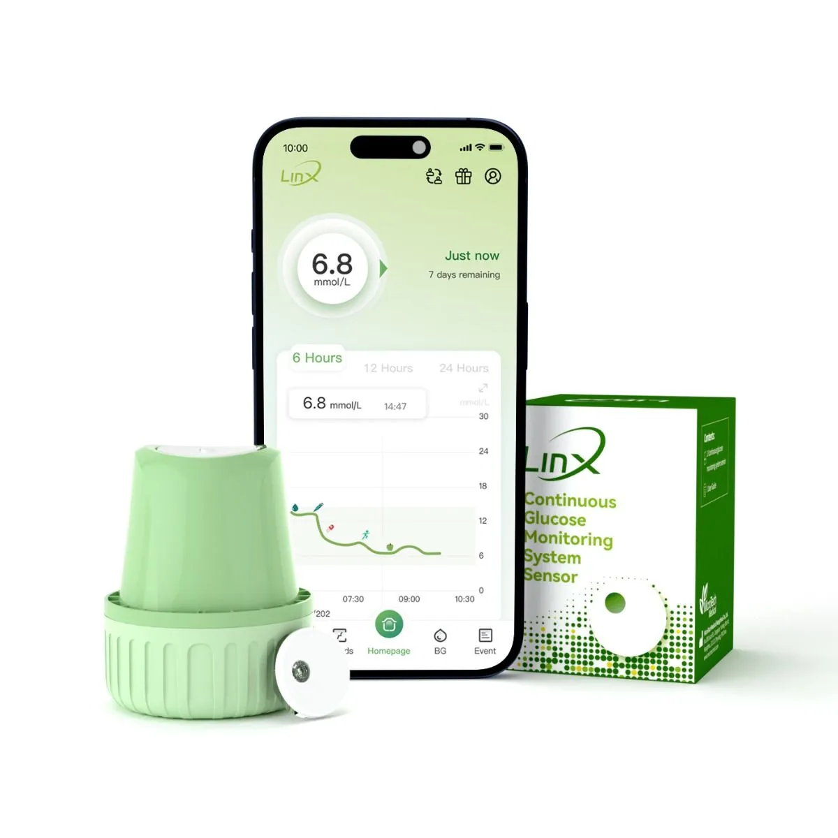 LINX PIDEVA GLÜKOOSIMONITOORINGU SÜSTEEMI SENSOR N1 - Product Image 1