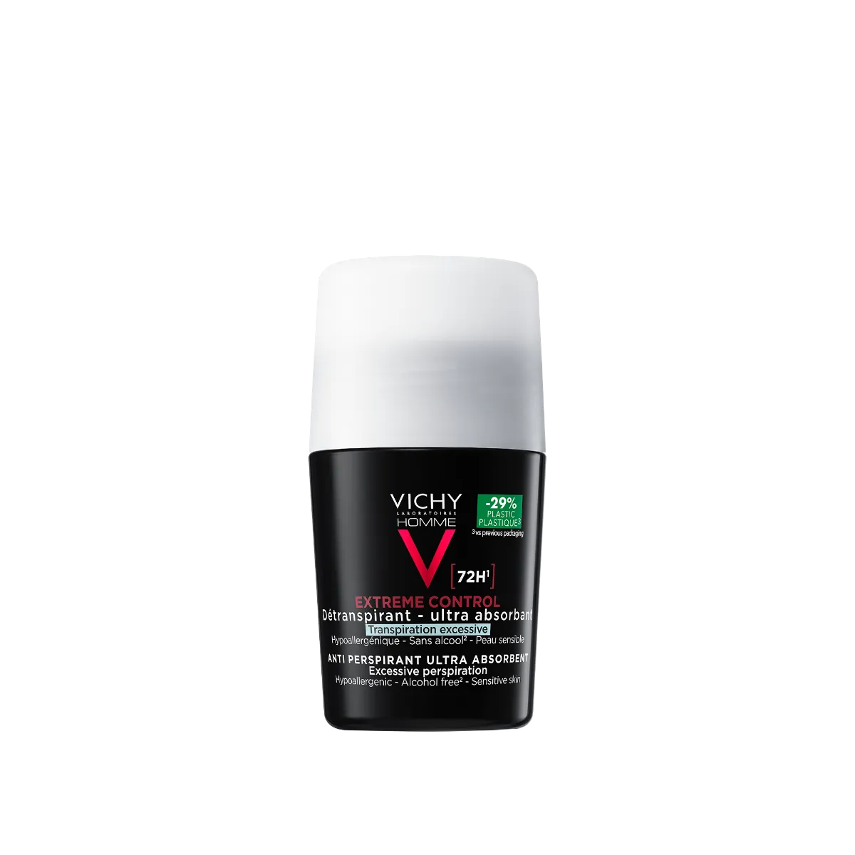 VICHY HOMME ANTIPERSPIRANT ROLL-ON HIGISTAMISVASTANE 50ML - Product Image 1