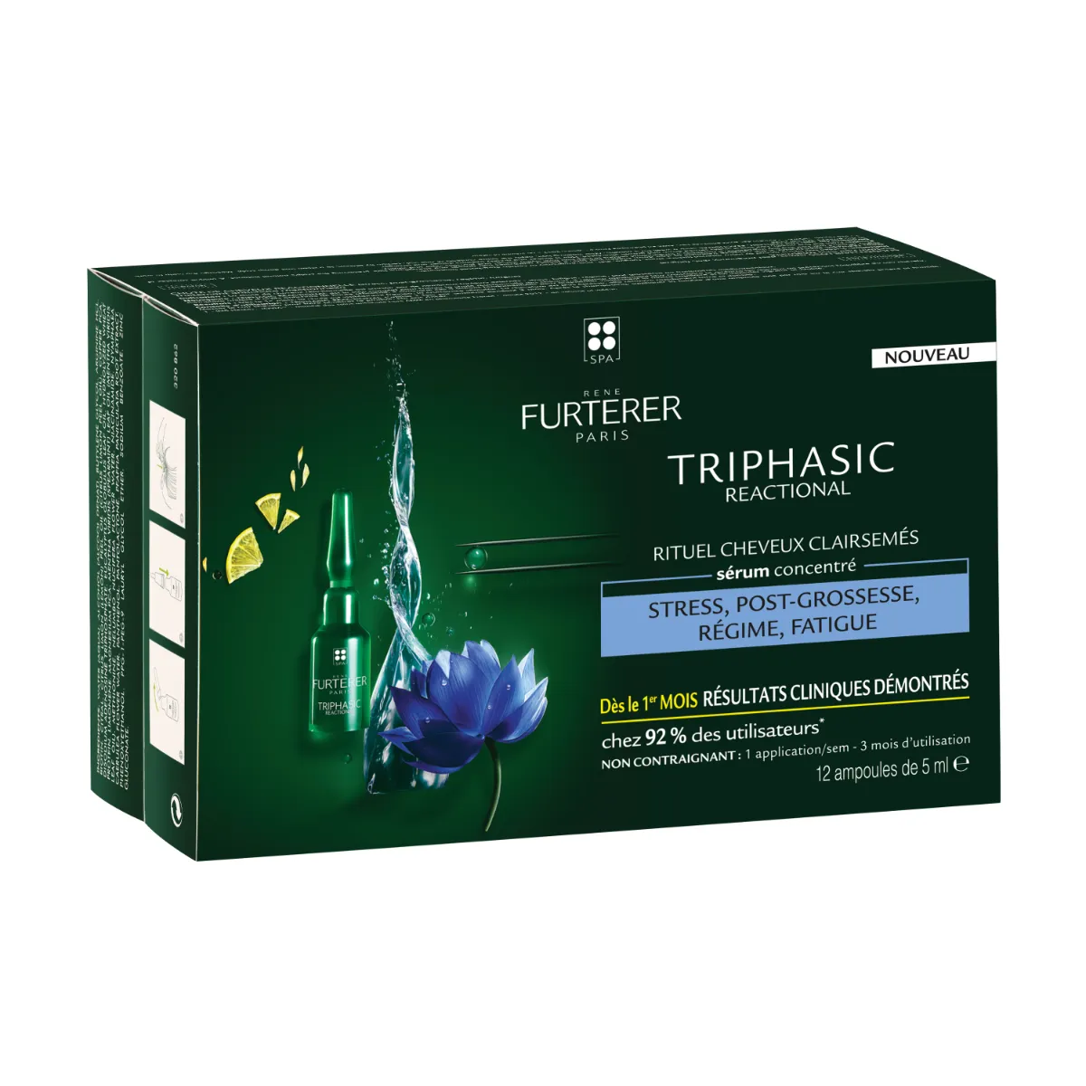 RENE FURTERER TRIPHASIC JUUKSEAMPULLID REACTIONAL 5ML N12 - Product Image