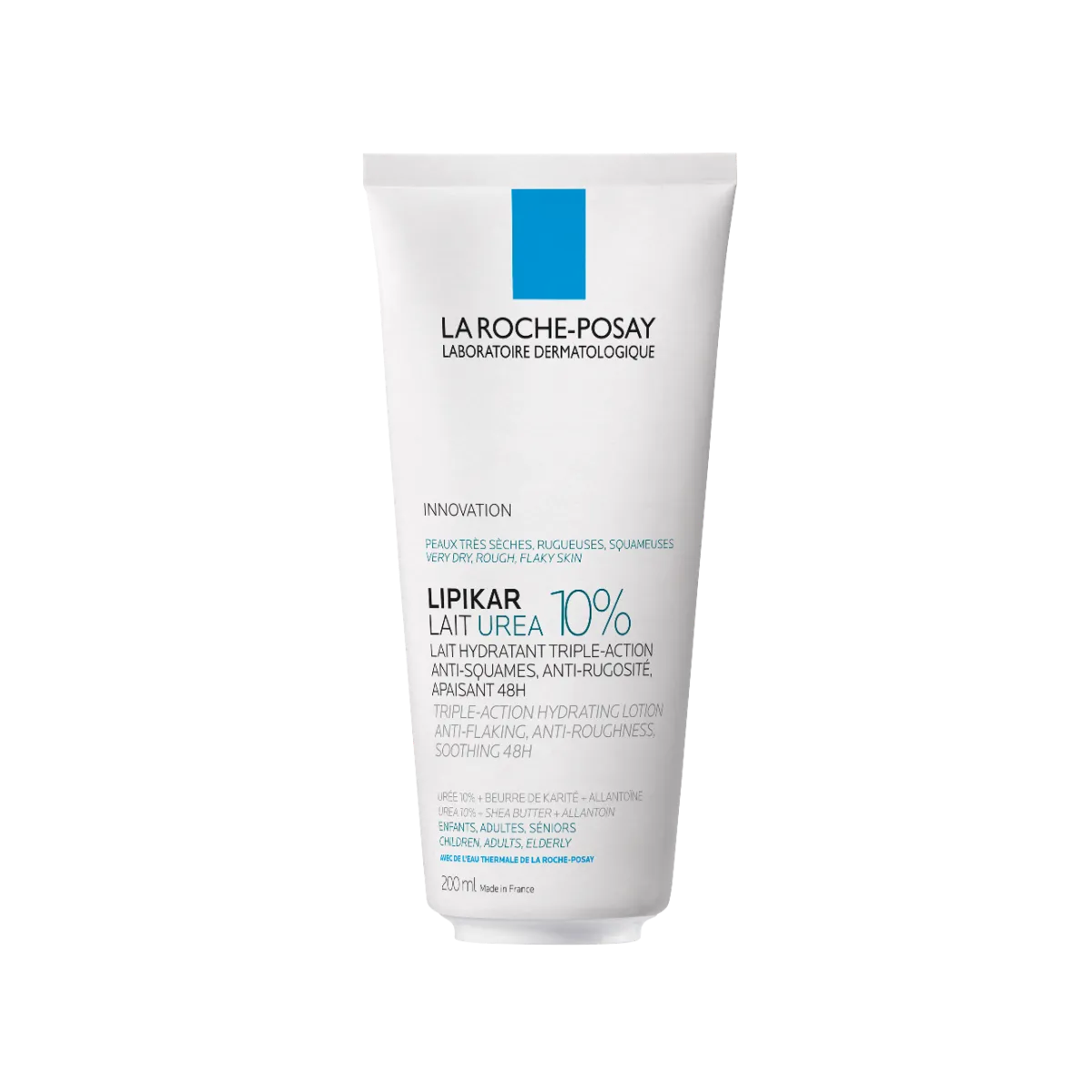 LA ROCHE-POSAY LIPIKAR LAIT IHUPIIM 10% UUREAGA NIISUTAV 200ML - Product Image