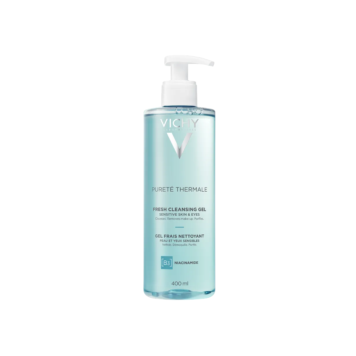 VICHY PURETE THERMALE VÄRSKENDAV NÄOPESUGEEL 400ML - Product Image