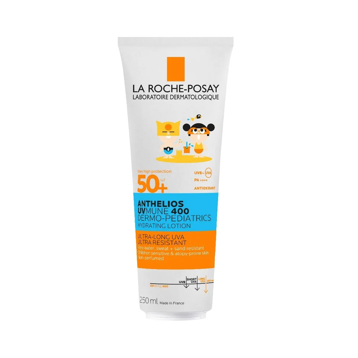 LA ROCHE-POSAY PÄIKESEKAITSEPIIM LASTELE SPF50+ 250ML UUS - Product Image