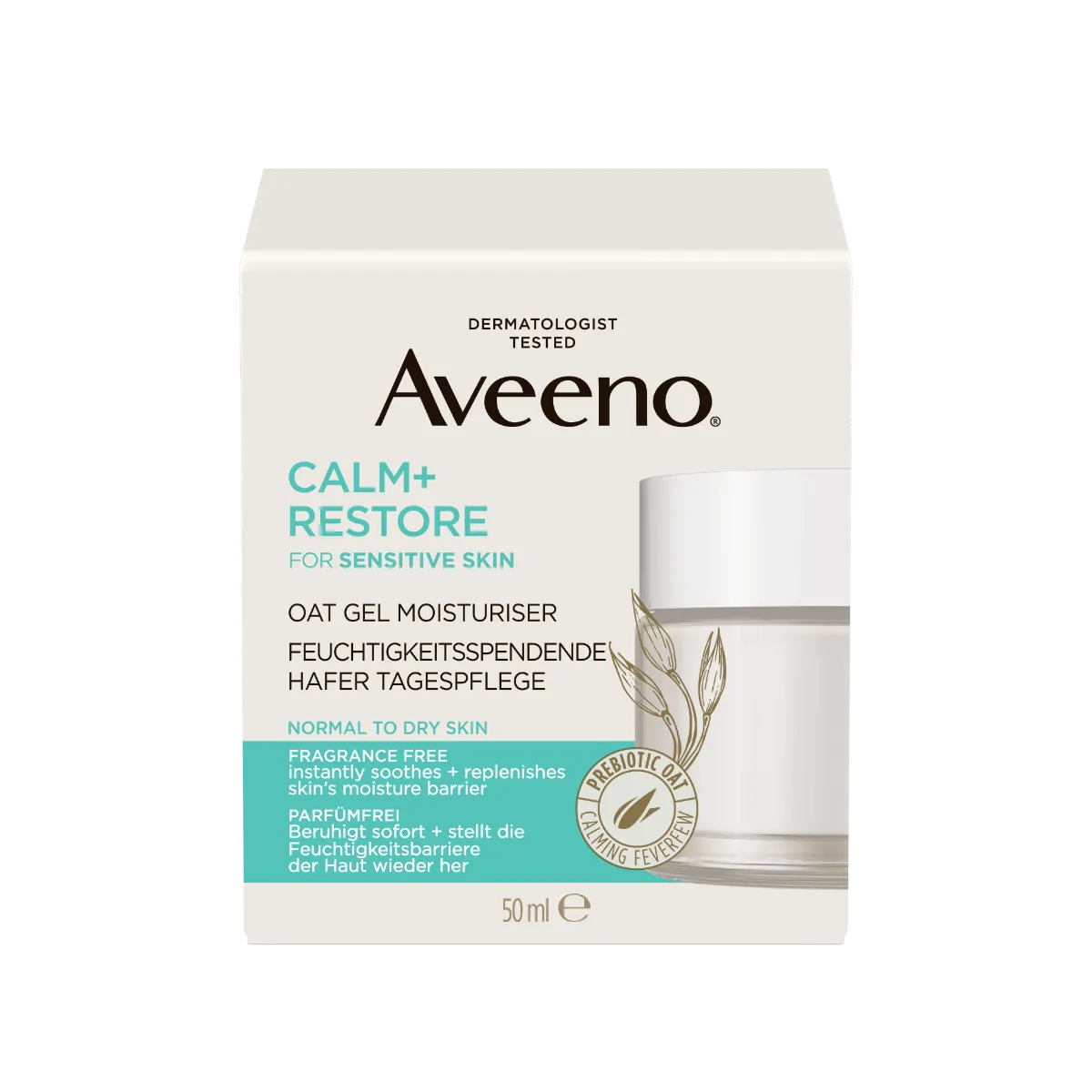 AVEENO CALM+RESTORE GEELKREEM 50ML - Product Image 1
