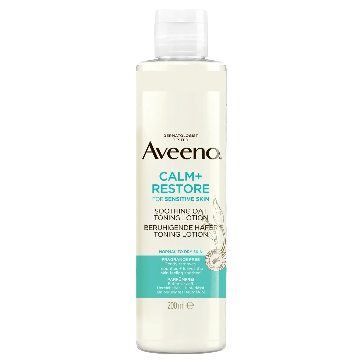 AVEENO CALM+RESTORE NÄOTOONIK 200ML - Product Image 1