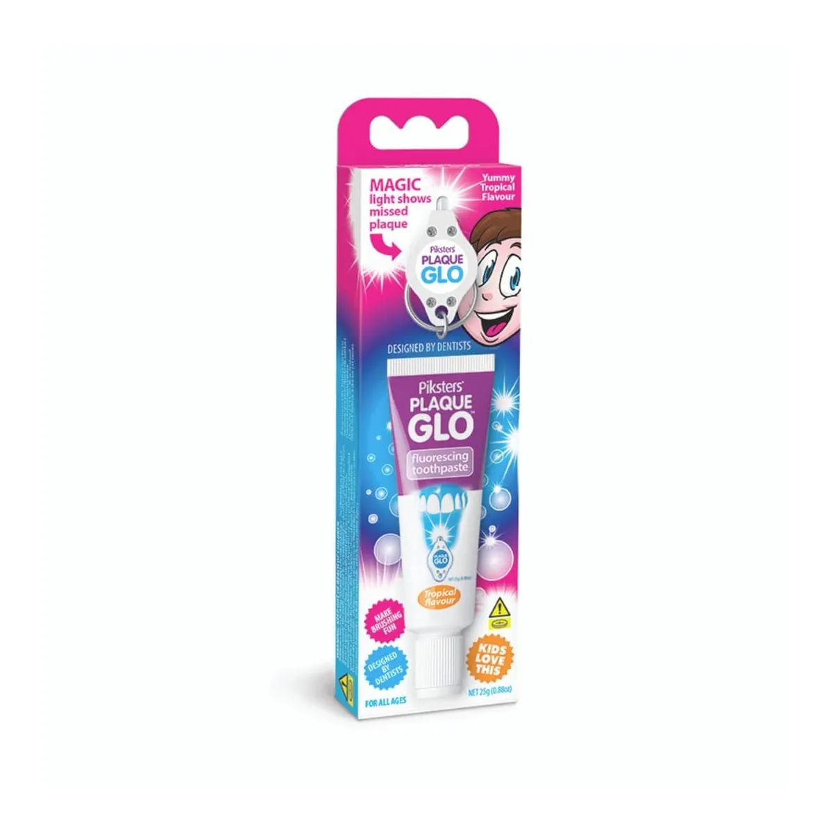 PIKSTERS PLAQUE GLO KATUKONTROLLI HAMBAPASTA 25G - Product Image