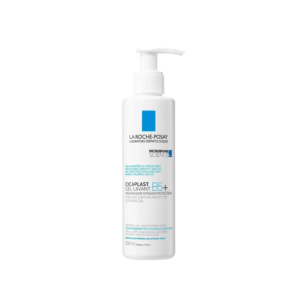 LA ROCHE-POSAY CICAPLAST B5+ PUHASTUSGEEL RAHUSTAV 200ML - Product Image