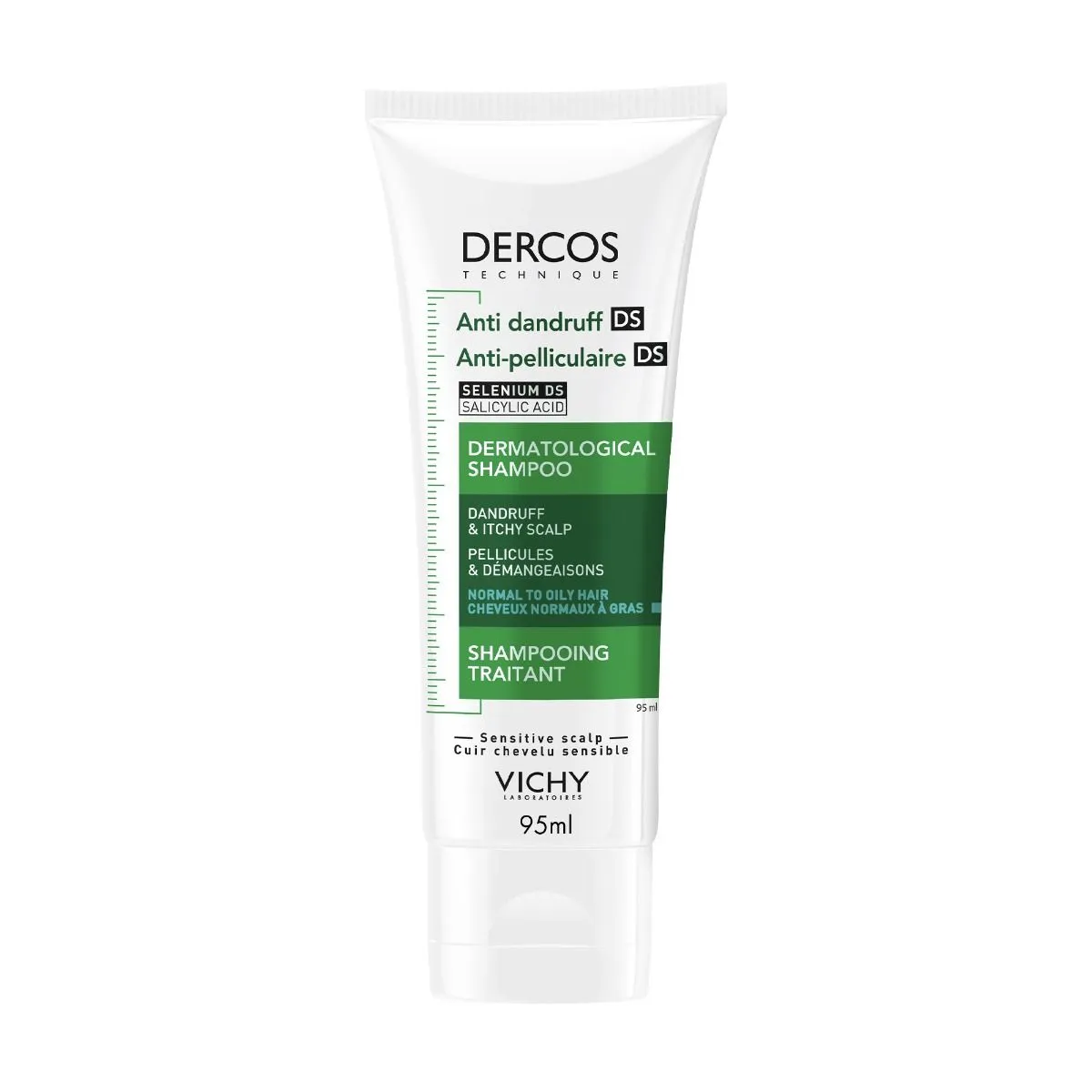 VICHY DERCOS SHAMPOON KÕÕMAVASTANE RASUSTELE JUUSTELE 95ML - Product Image