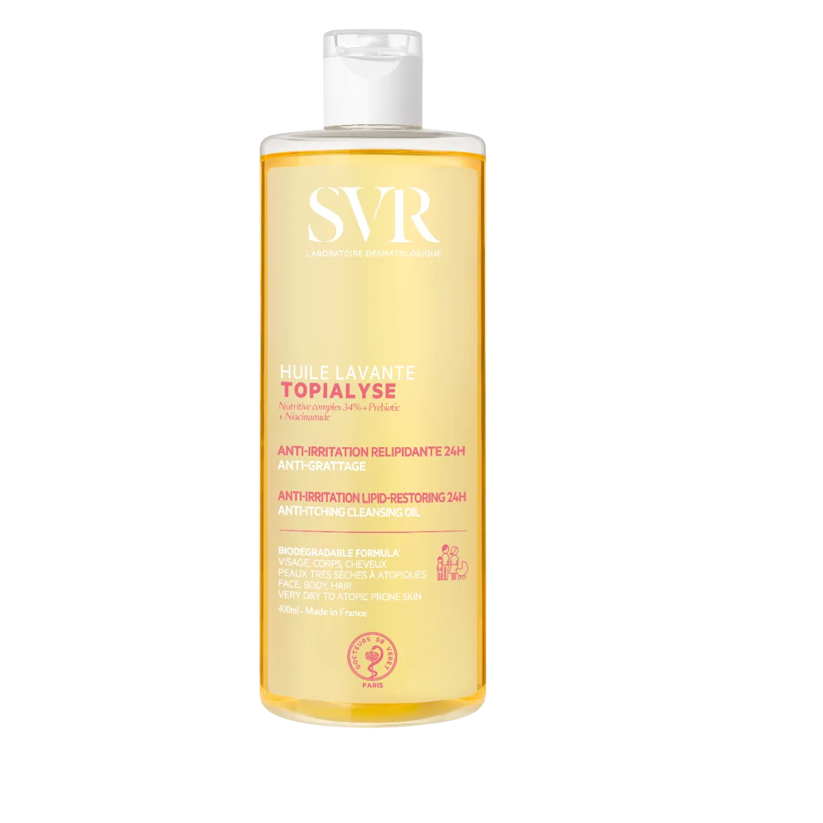 SVR TOPIALYSE PUHASTAV MITSELLAARÕLI 400ML UUS - Product Image