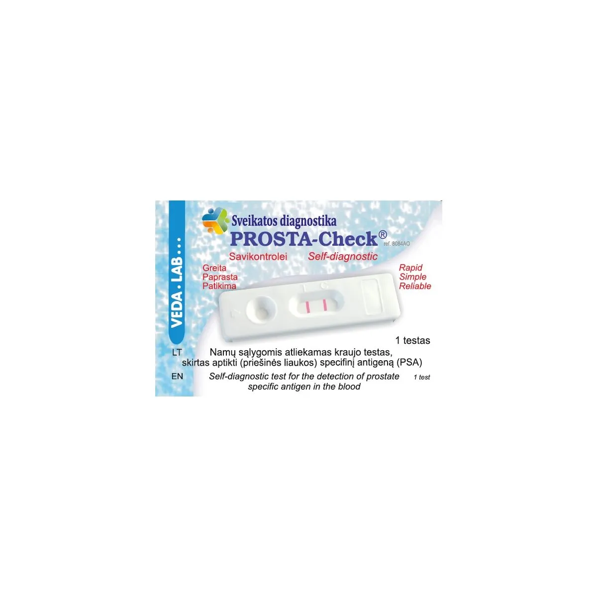 VEDALAB KIIRTEST EESNÄÄRME ANTIGEENI MÄÄRAMISEKS N1 - Product Image