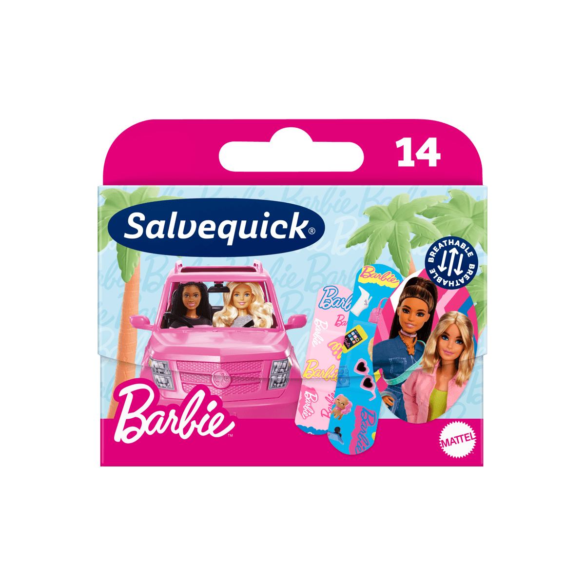 SALVEQUICK PLAASTER LASTELE BARBIE N14 - Product Image