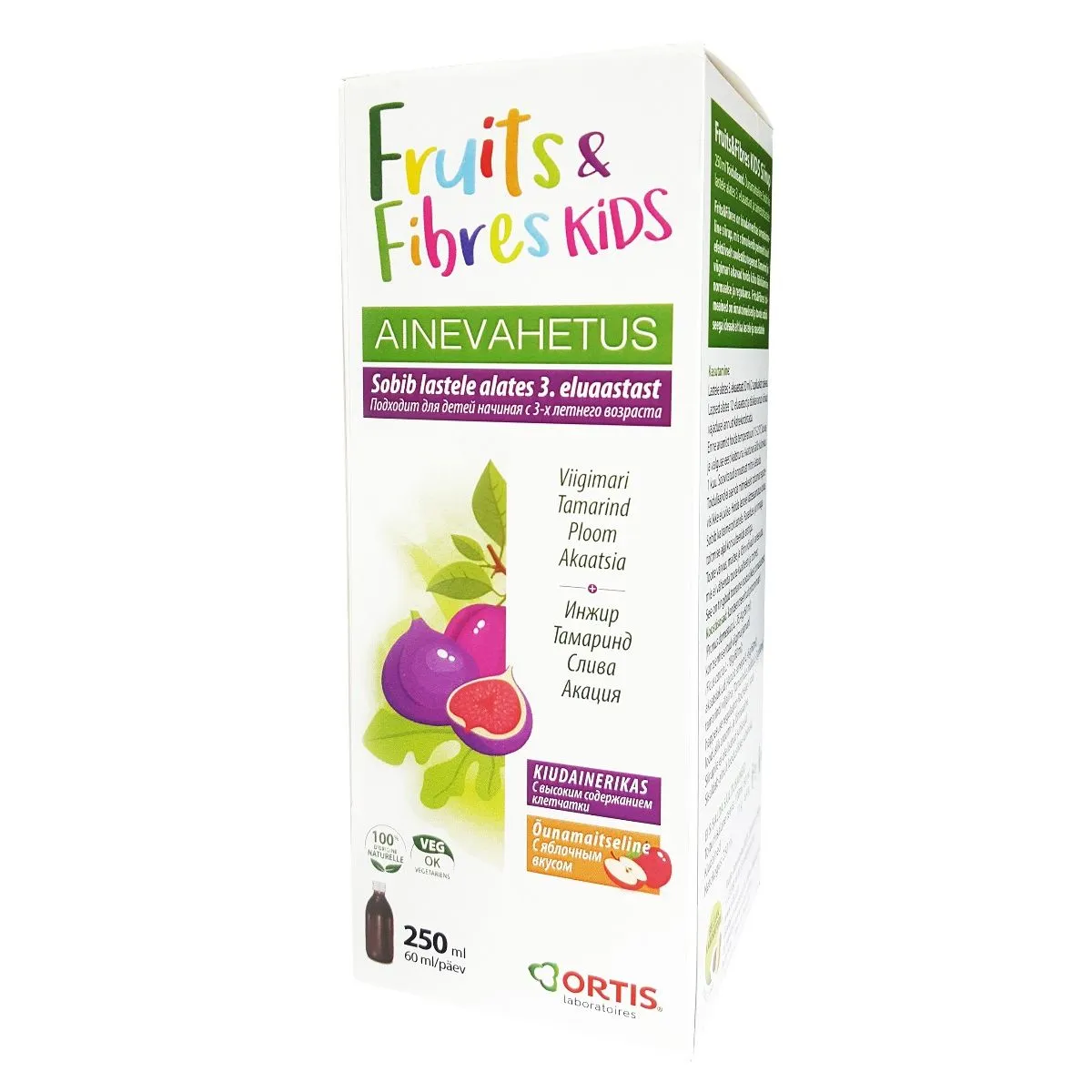 TEHOLAXA FRUIT&FIBER SIIRUP 250ML - Product Image