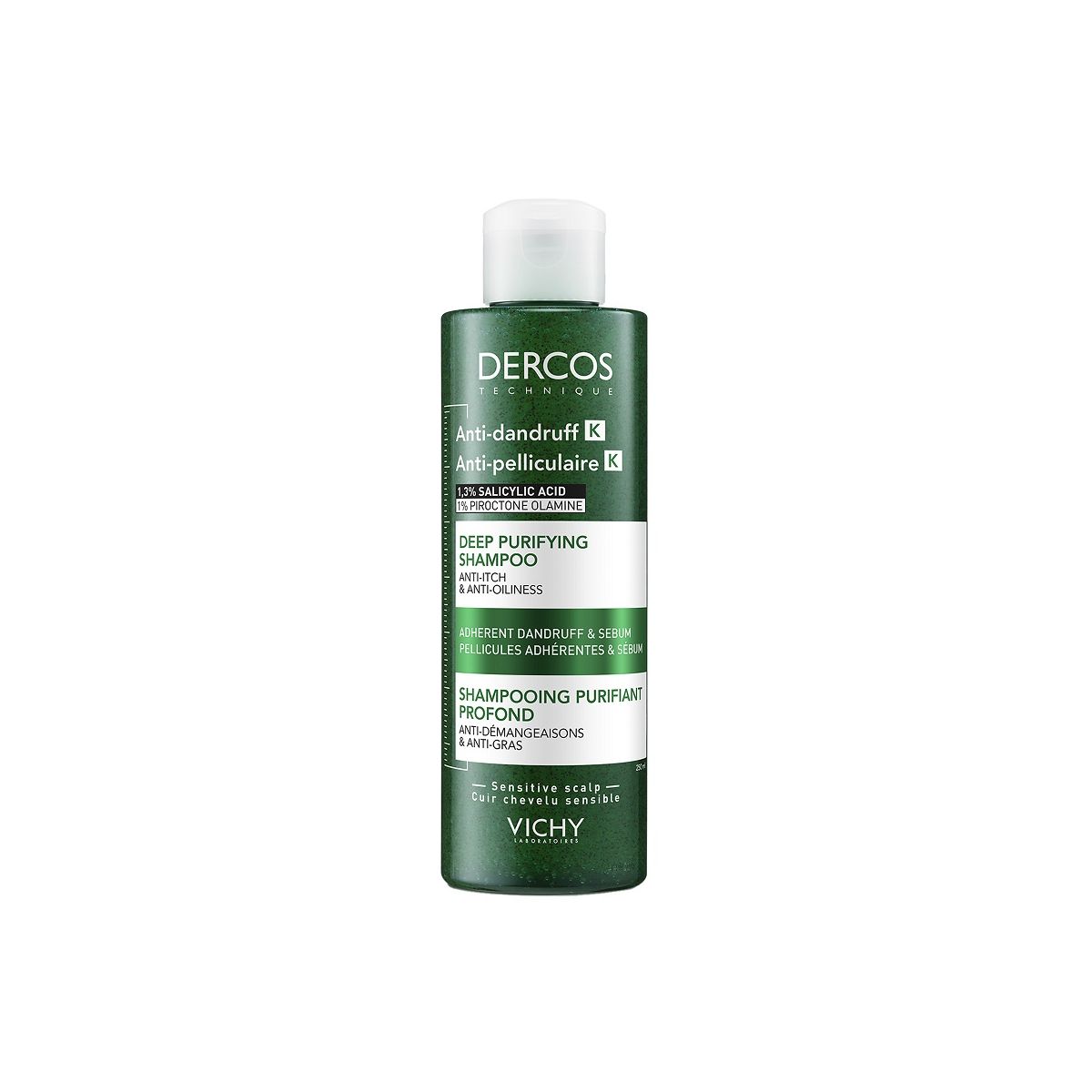 VICHY DERCOS KÕÕMAVASTANE KOORIV ŠAMPOON 250ML - Product Image
