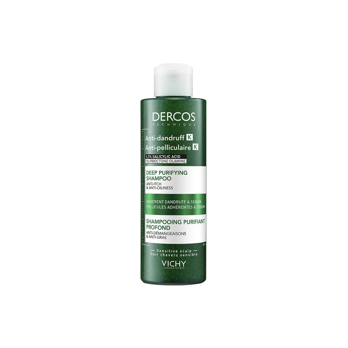 VICHY DERCOS KÕÕMAVASTANE KOORIV ŠAMPOON 250ML - Product Image