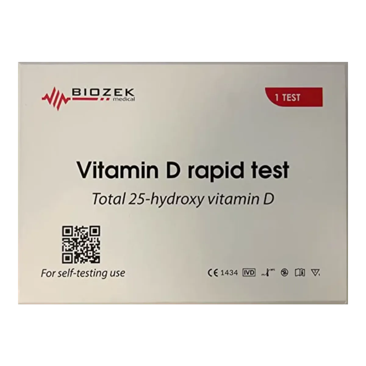 BIOZEK KIIRTEST D-VITAMIINI SEMIKVANTITATIIVSEKS TUVASTAMISEKS N1 - Product Image