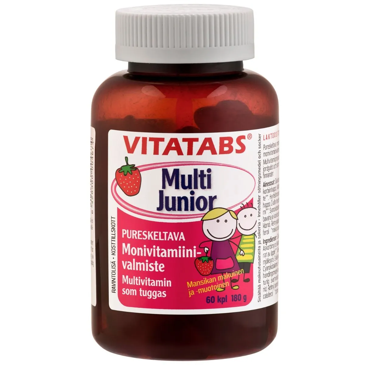 VITATABS JUNIOR MULTIVITAMIIN PEHMED MAASIKAD N60 - Product Image